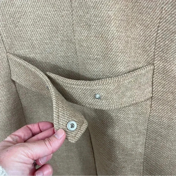 Avec les Filles Moto Twill Wool Blend Coat - Picture 12 of 15